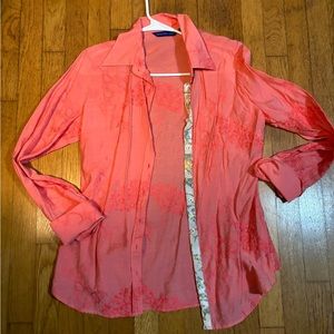 Georg Roth Coral embroidered button down